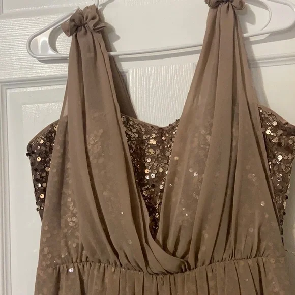 COPY - Jessica Simpson Surplice Sequin Dress - Picture 4 of 10